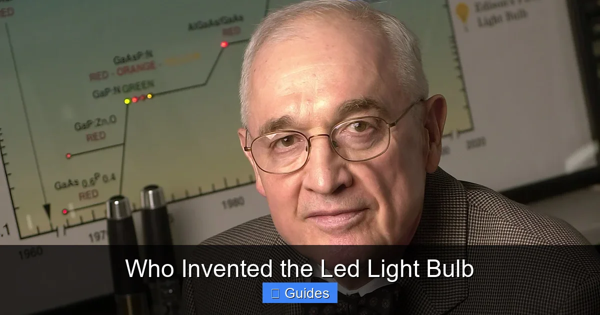 Who Invented the Led Light Bulb