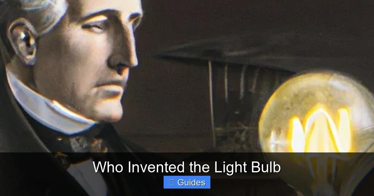 Who Invented the Light Bulb
