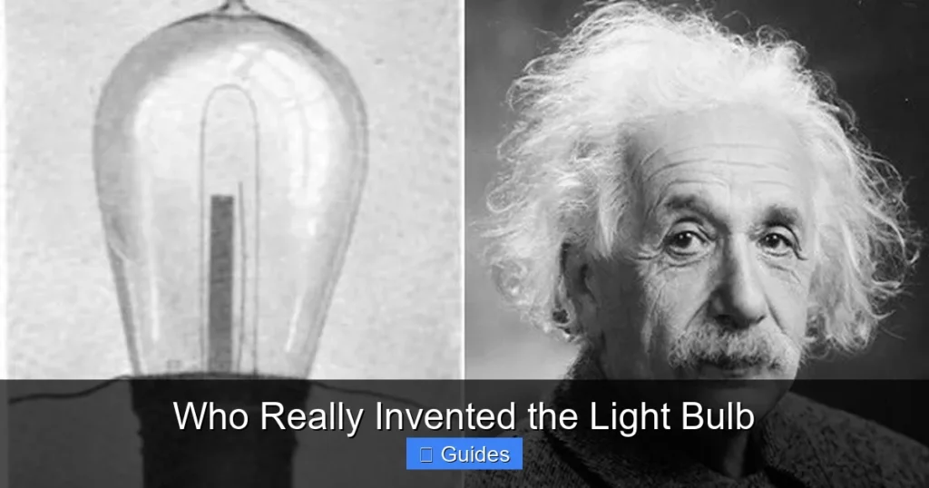 Who Really Invented the Light Bulb