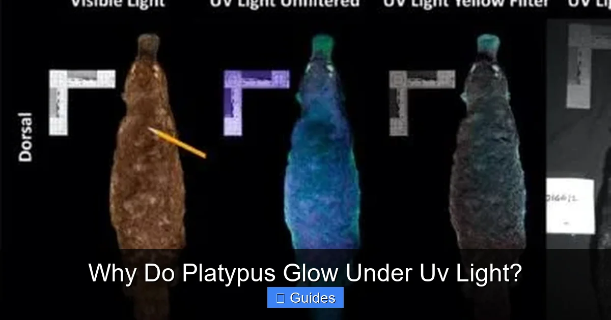 Why Do Platypus Glow Under Uv Light?