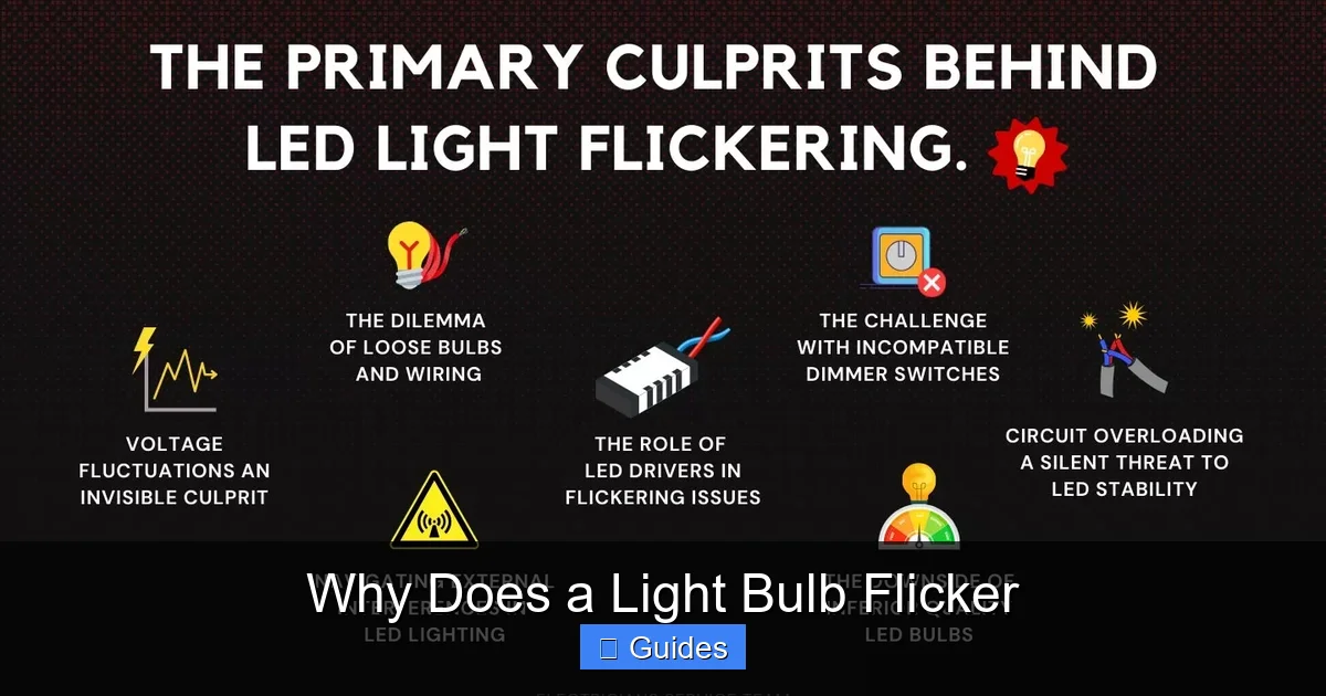 Why Does a Light Bulb Flicker