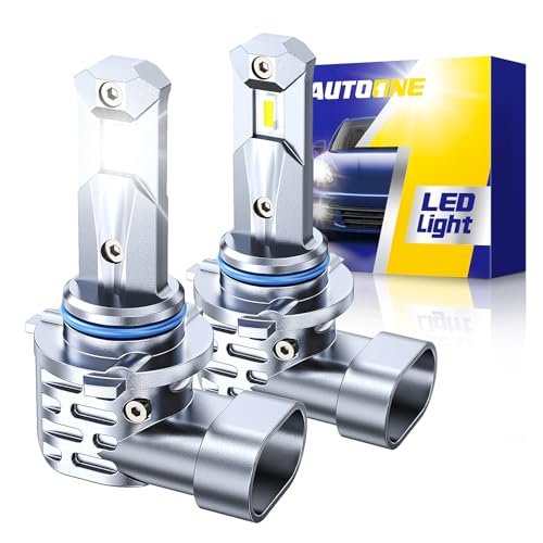AUTOONE HB3 9005 LED Light Bulbs White, Super Bright