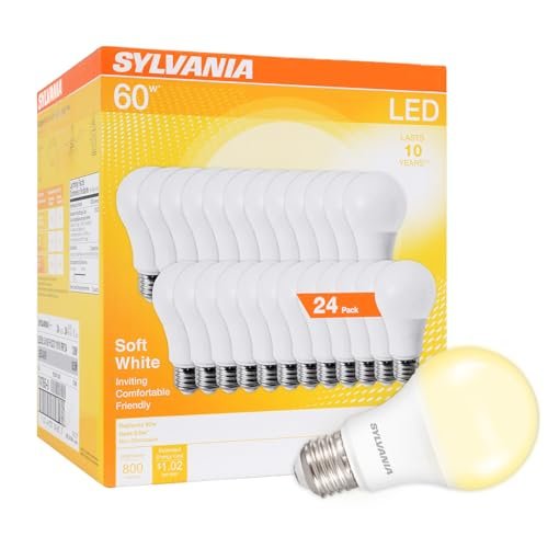 Sylvania LED A19 Light Bulb, 60W Equivalent, 8.5W, 800...