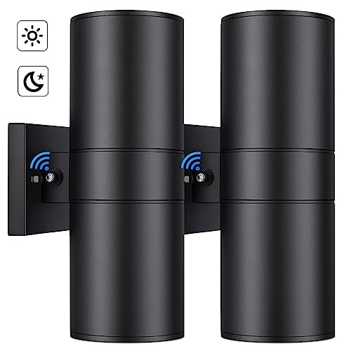 Modern Outdoor Wall Light with Dusk to Dawn waterproof...