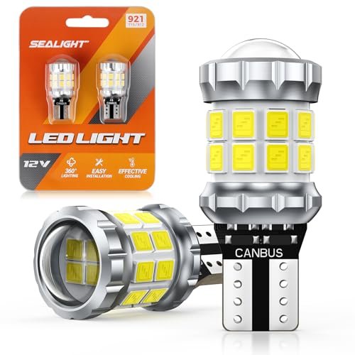 SEALIGHT 2026 Latest 921 LED Bulb, 700% brighter T15
