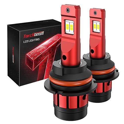 Torchbeam 2026 9007 LED Bulbs All-in-One Hi/Lo, 72000LM...