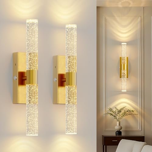 21 Inch Battery Operated Wall Sconces Set of two