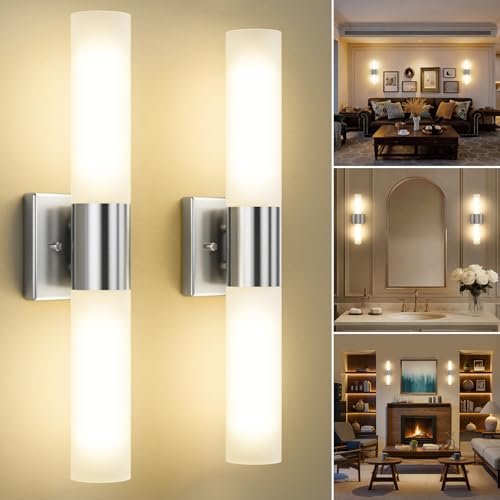 Kalium Wall Sconces Set of Two, Modern Vanity