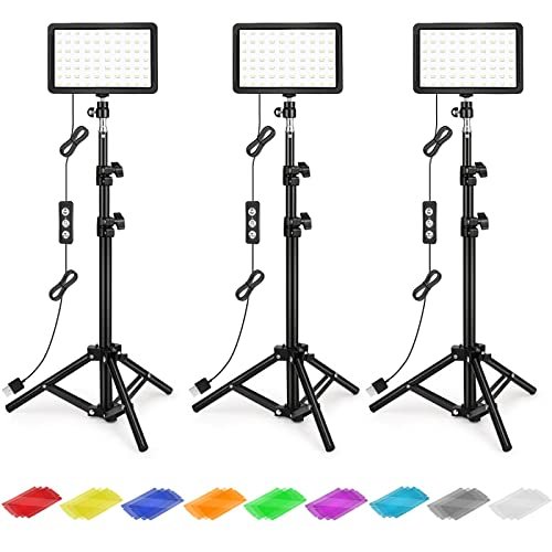 Photography Lighting Kit Dimmable 5600K USB Led Video Studio
