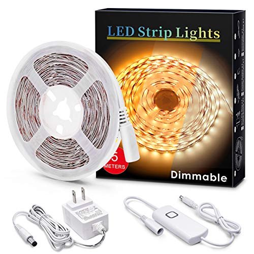 MYPLUS Under Cabinet Led Lighting, 16.4ft LED strip with...