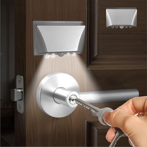 RADIXIUM Silver Motion Sensor Keyhole Light - Automatic...