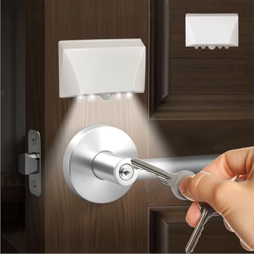 RADIXIUM White Motion Sensor Keyhole Light - Automatic...
