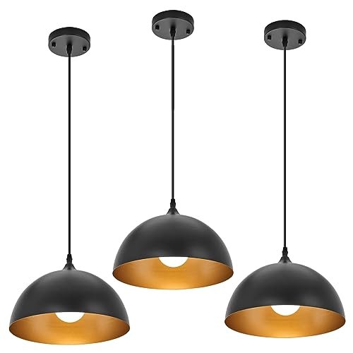 PINDODO Industrial Pendant Light Fixtures,11.8
