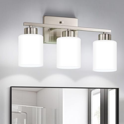 FonmYim Brushed Nickel Bathroom Light Fixtures Vanity...