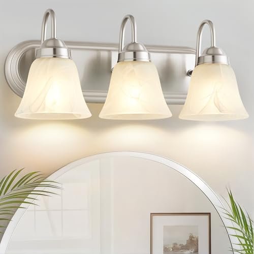 3 Light Bathroom Vanity Lights, Bathroom Light Fixtures...