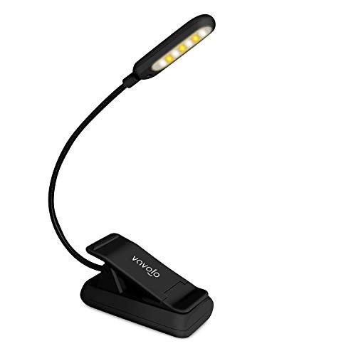 VAVOFO Rechargeable Reading Light, 7 LEDs with 9 Colors.