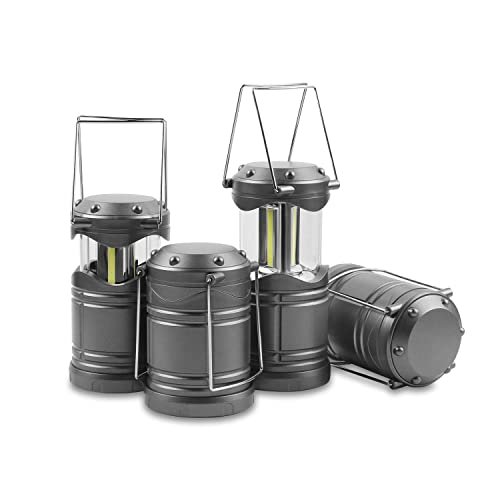 Lichamp LED Camping Lantern, 4 Pack Battery Powered Lights