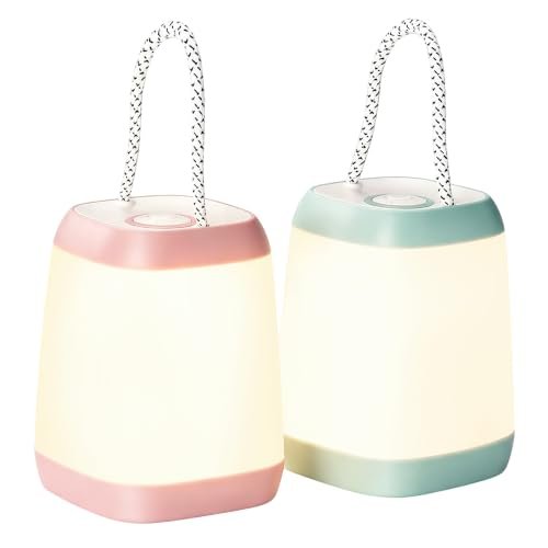HOKOILN 2-Pack LED Camping Lights, Battery Powered Portable...