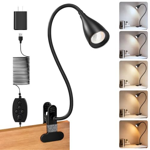 Reading Light for Book in Bed,Clip on Reading Lamp