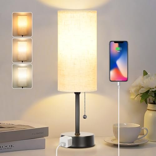Bedside Table Lamp for Bedroom,Small Lamps for Nightstands...