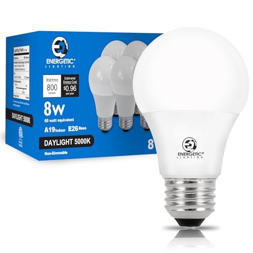 E ENERGETIC LIGHTING Light Bulbs 60 Watt Equivalent LED...