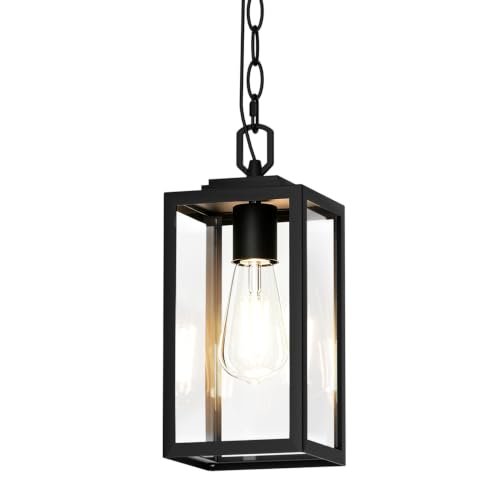 Aoceley Modern Outdoor Pendant Light, 1-Light Outdoor...