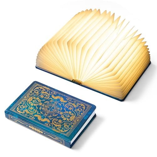 Uniwolk Book Lovers Gifts BookLamp - 5 Color Lights,...