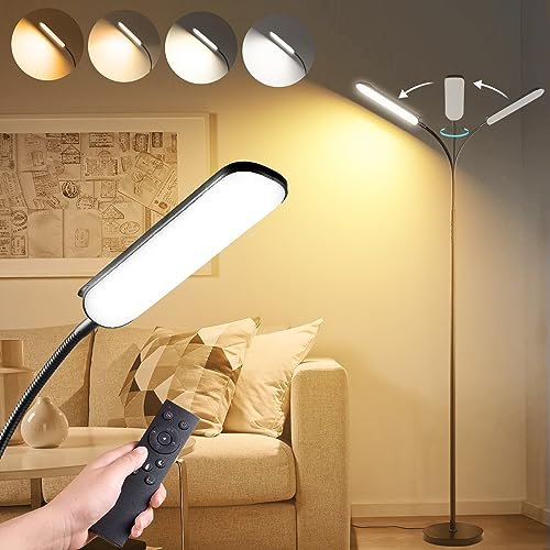 marctronic Floor Lamp, 18W 1800LM Super Bright LED Lamp