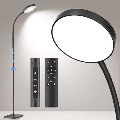PACOVY Floor Lamp, Adjustable Height Floor Lamps, Super...