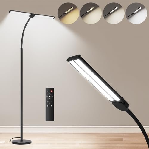 VrimNowit LED Floor Lamp for Living Room,Bright Reading Lamp