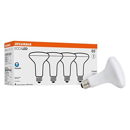 Sylvania ECO LED Light Bulb, BR30, 65W=10W, 7 Year, 650