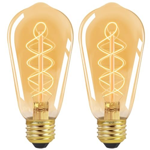 E26 LED Vintage Edison Light Bulbs 40 Watt ST58