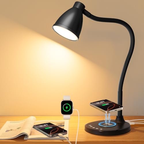 BOHON Desk Lamp for Home Office with USB Charging