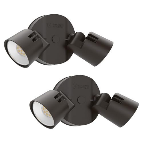 Lithonia Lighting HomeGuard 2-Light LED Outdoor Flood...