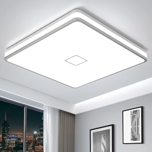 Airand LED Ceiling Light Fixtures Flush Mount 12.8in Square...