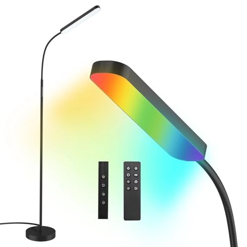 Wio-Mio Floor Lamps, RGB Color Changing Dimmer Modern LED...