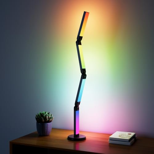 Electight Led Desk Lamp with Atmosphere Lighting, Smart RGB
