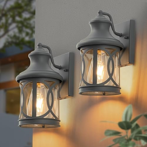 Laplusbelle 2-Pack Outdoor Wall Lights, Porch Lights,...