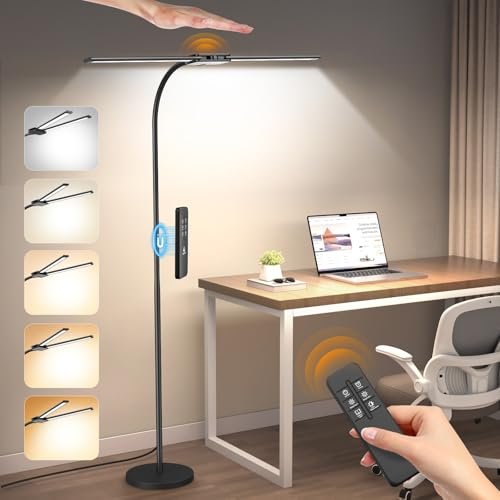 Syrinx LED Floor Lamp, 18W 2000LM Bright for Rooms