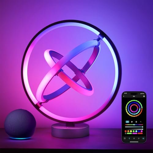 Lepro TB1 AI Smart Table Lamp, RGB+IC color desk lamp