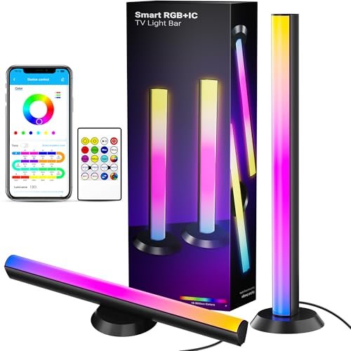TJOY Smart Light Bar, RGB Desk Lights with Music Sync