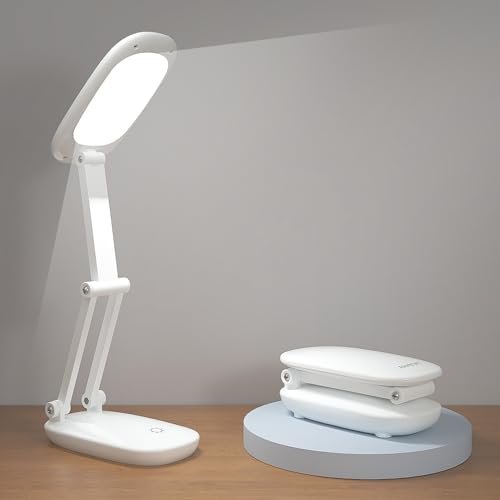 Akejrym LED Desk Lamp for Office Home Rechargeable,...
