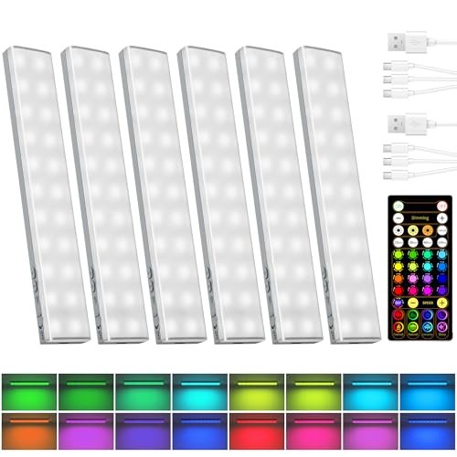 EZVALO 80RGB Color Changing Under Cabinet Lighting, Led...