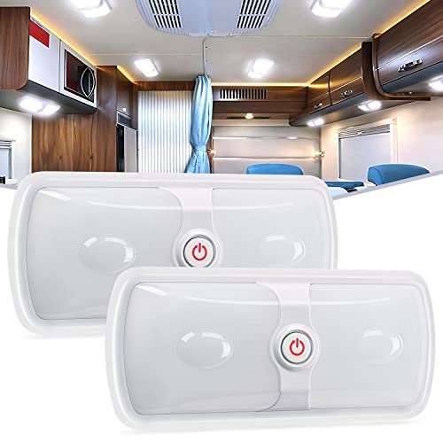 Nilight 2pcs RV Interior Lights 12V-24V LED Ceiling Light...
