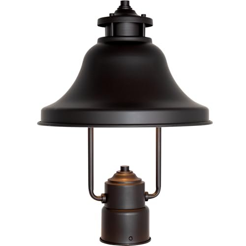 DESIGNERS FOUNTAIN 1-Light Bayport Outdoor Post Lantern,...