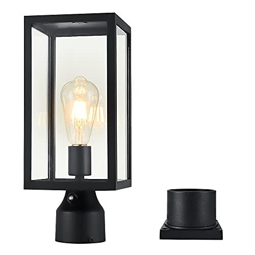 Windben Large Dusk to Dawn Outdoor Post Light 14.7in