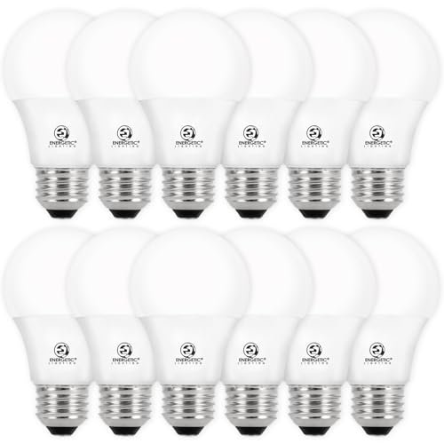 E ENERGETIC LIGHTING Dimmable LED Light Bulbs, 8W 5000K...