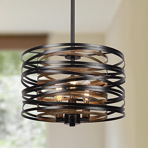 12.6'' Farmhouse Chandeliers for Dining Room, 3-Light...