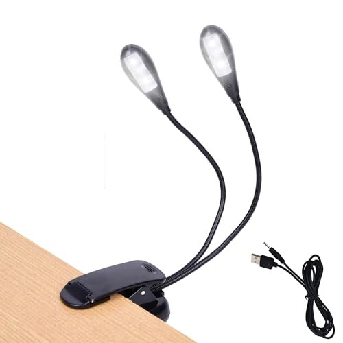 Music Stand Light, 1/2/4/10 Pack Clip on LED Book Light