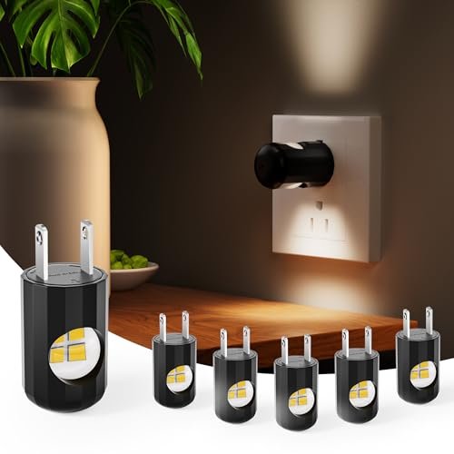 TSEXES 6 Pack LED Night Lights,Plug into Wall Night Light